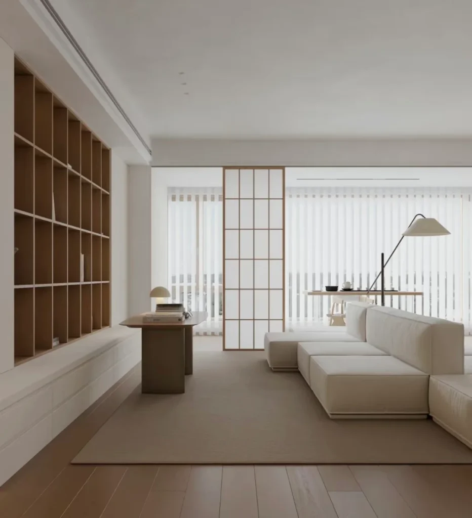 Nature Inspired home in Singapore is a luxury interior design that merges a light palette with architectural lines.