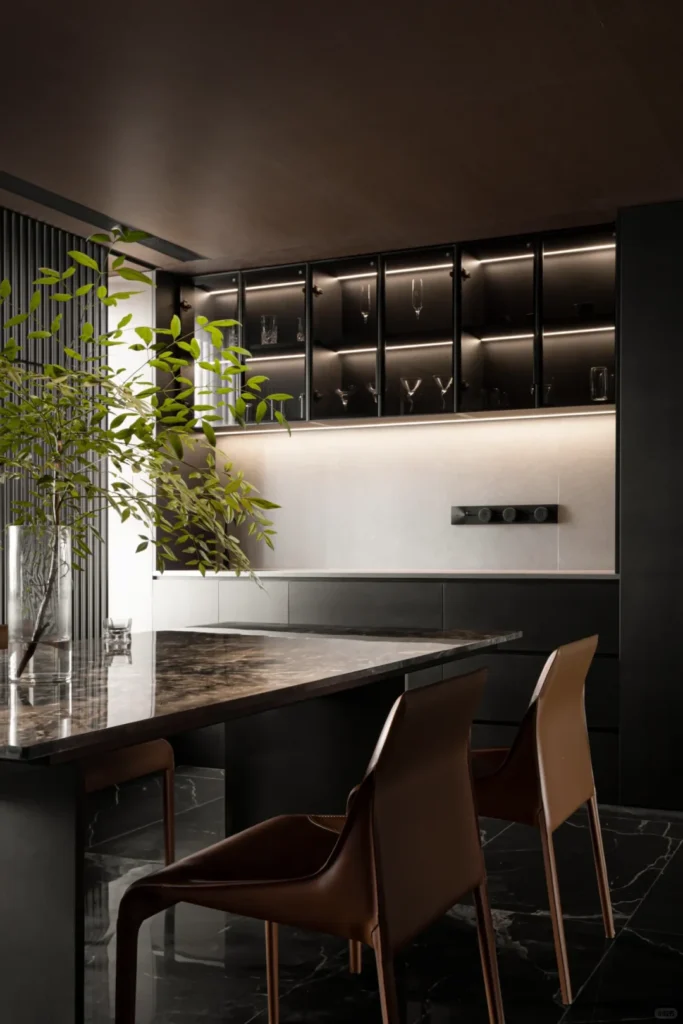Light & Shadows a Bespoke luxury kitchen with a functional and clean design language.